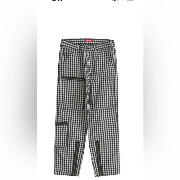 Supreme | Pants | Supreme Gingham Flight Pant | Poshmark